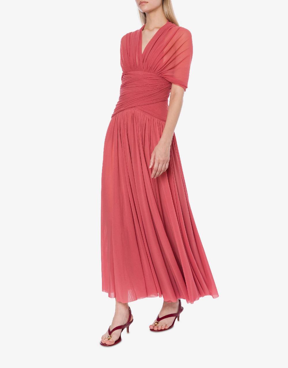 Philosophy Di Lorenzo Serafini Abito in tulle stretch con allacciatura a fiocco Economico