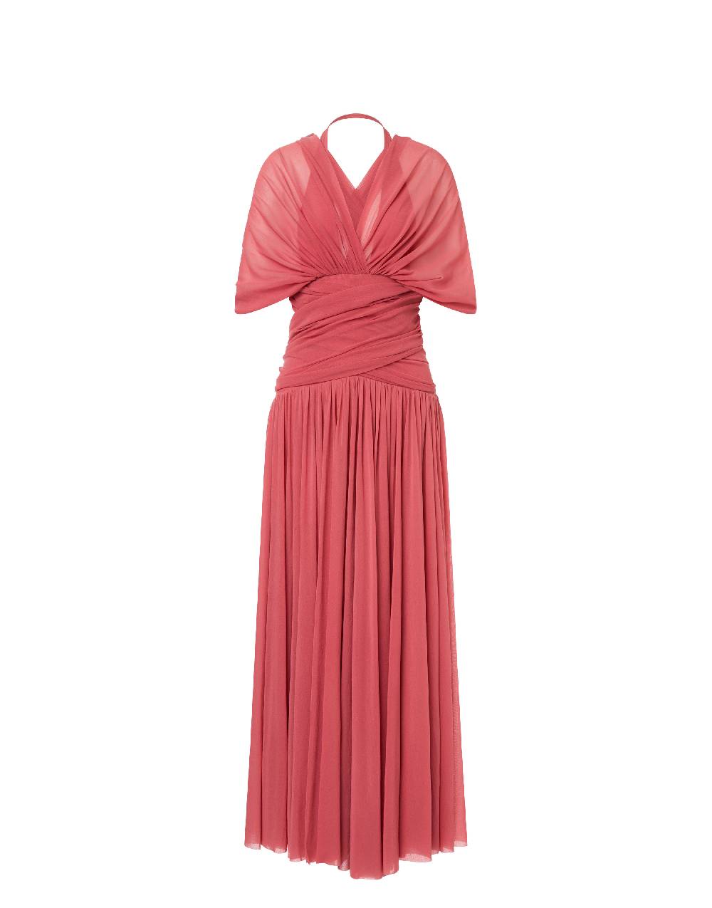 Philosophy Di Lorenzo Serafini Abito in tulle stretch con allacciatura a fiocco Economico