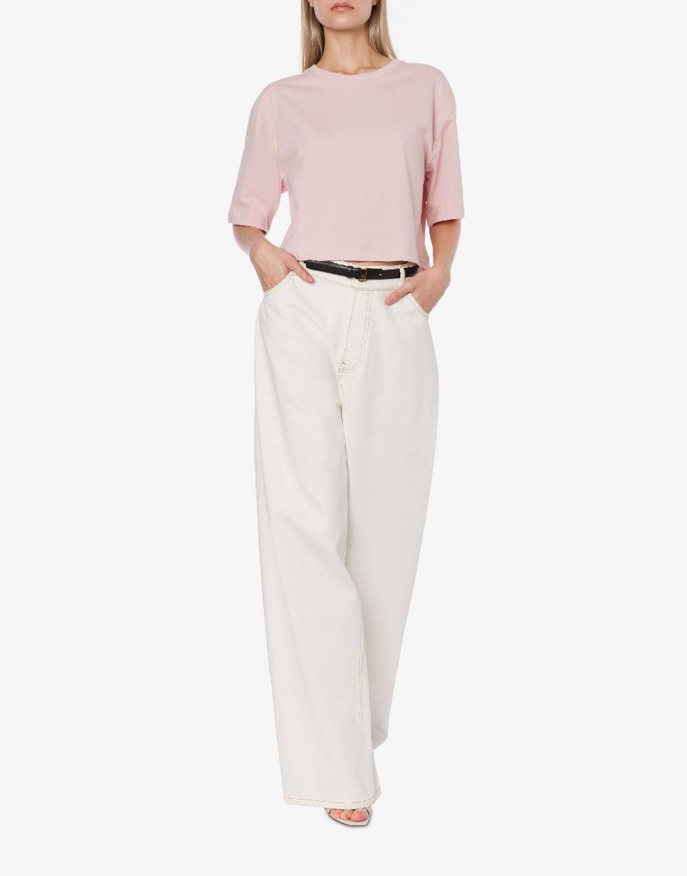 Philosophy Di Lorenzo Serafini Pantalone oversize in denim bleach Online
