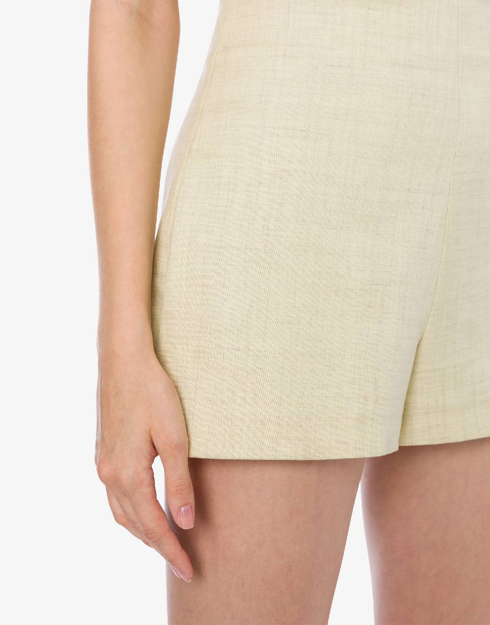 Philosophy Di Lorenzo Serafini Short in tela di misto lino In Vendita