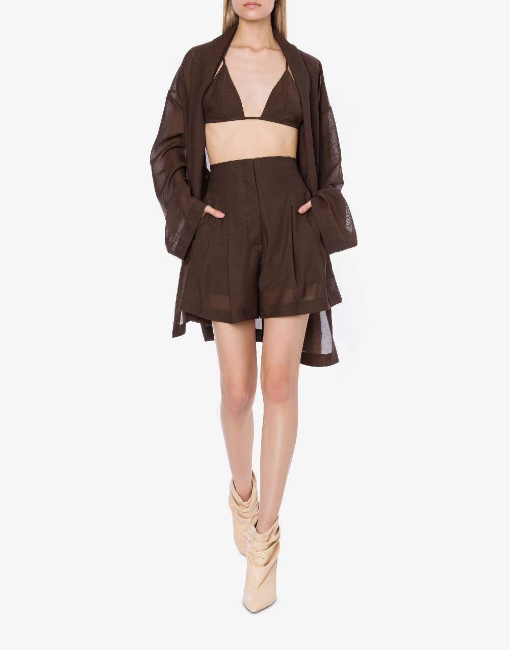 Philosophy Di Lorenzo Serafini Short in voile di lana Hotsell