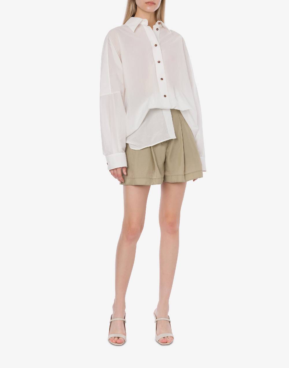 Philosophy Di Lorenzo Serafini Maxi camicia in nylon Negozio