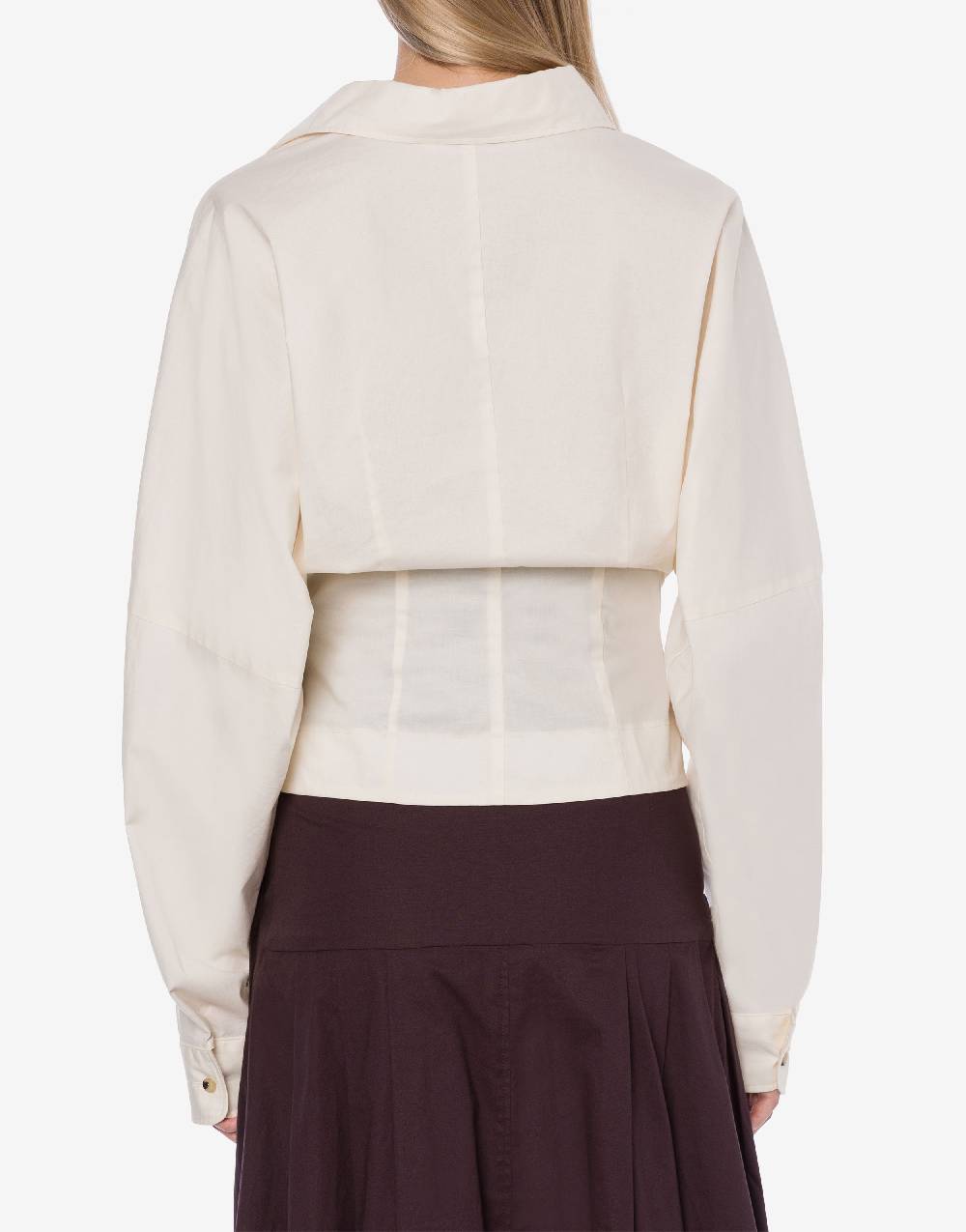 Philosophy Di Lorenzo Serafini Camicia in cotone stretch con bottoni In Saldo