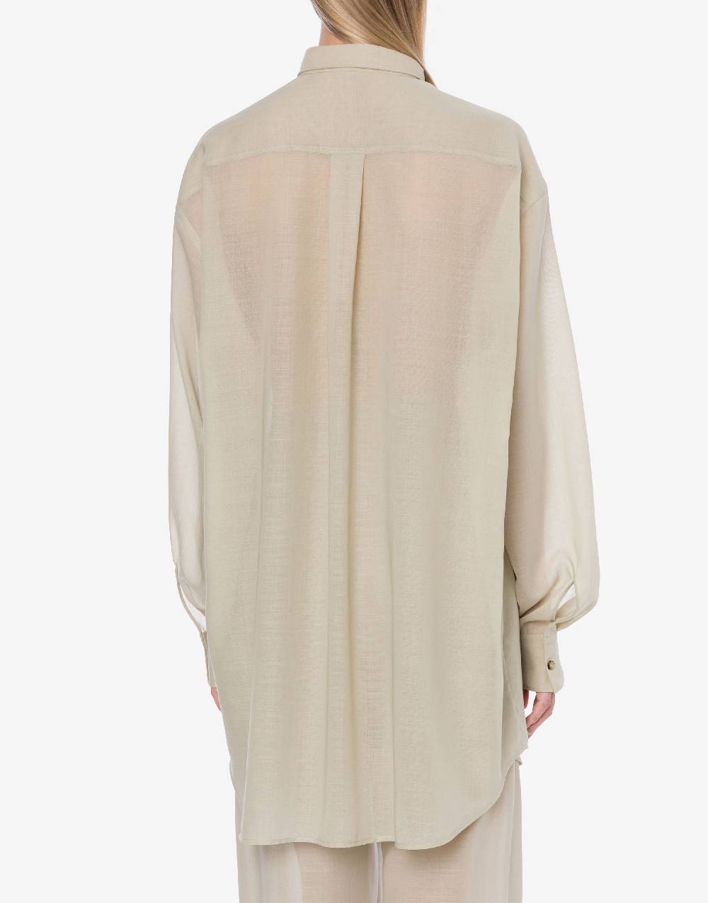 Philosophy Di Lorenzo Serafini Camicia oversize in voile di lana Moda