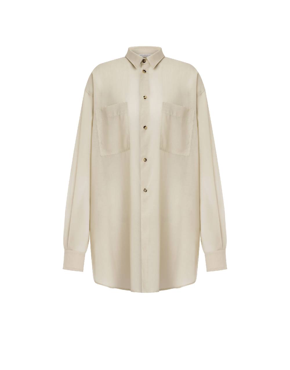 Philosophy Di Lorenzo Serafini Camicia oversize in voile di lana Moda
