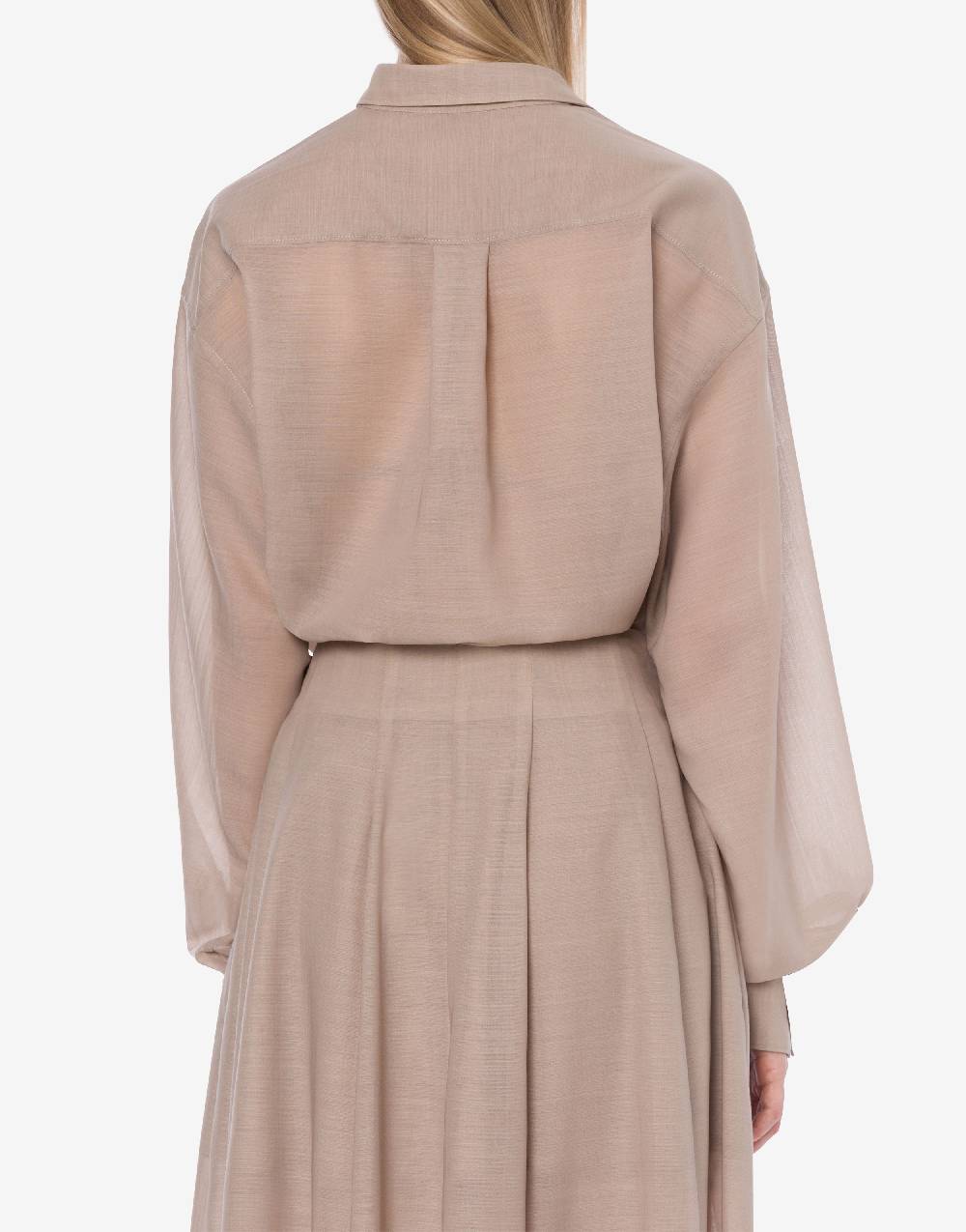 Philosophy Di Lorenzo Serafini Camicia oversize in voile di lana 2025