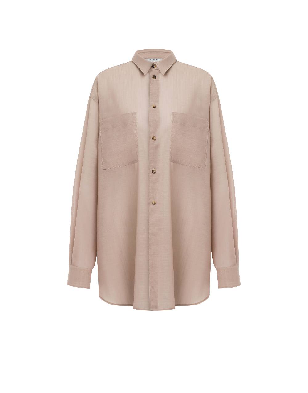 Philosophy Di Lorenzo Serafini Camicia oversize in voile di lana 2025