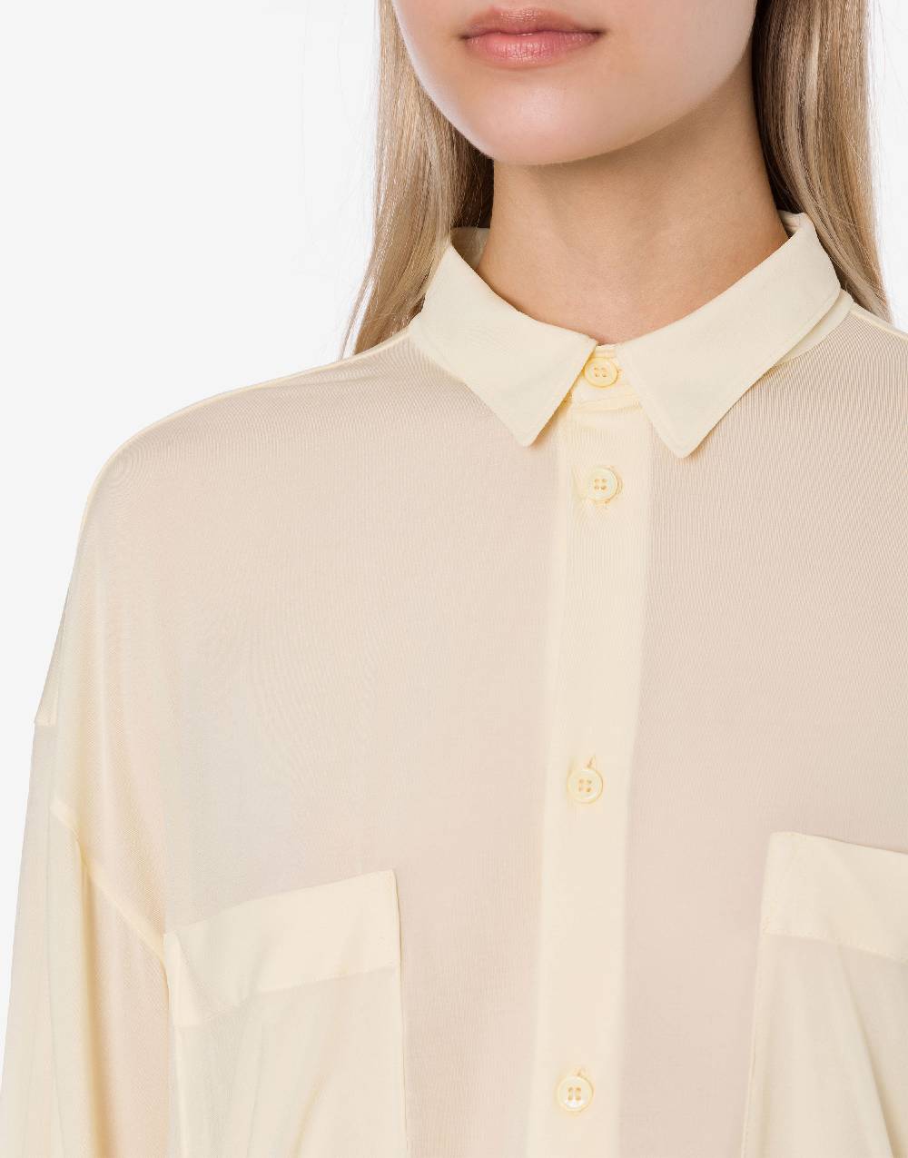 Philosophy Di Lorenzo Serafini Camicia oversize in jersey stretch Offerta natalizia