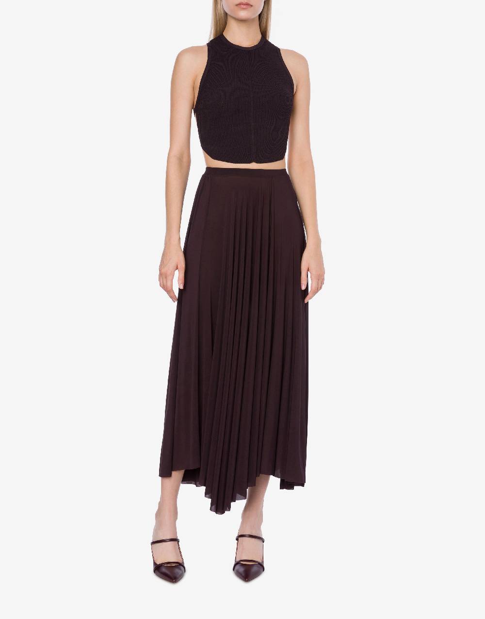 Philosophy Di Lorenzo Serafini Gonna longuette in jersey stretch In Linea