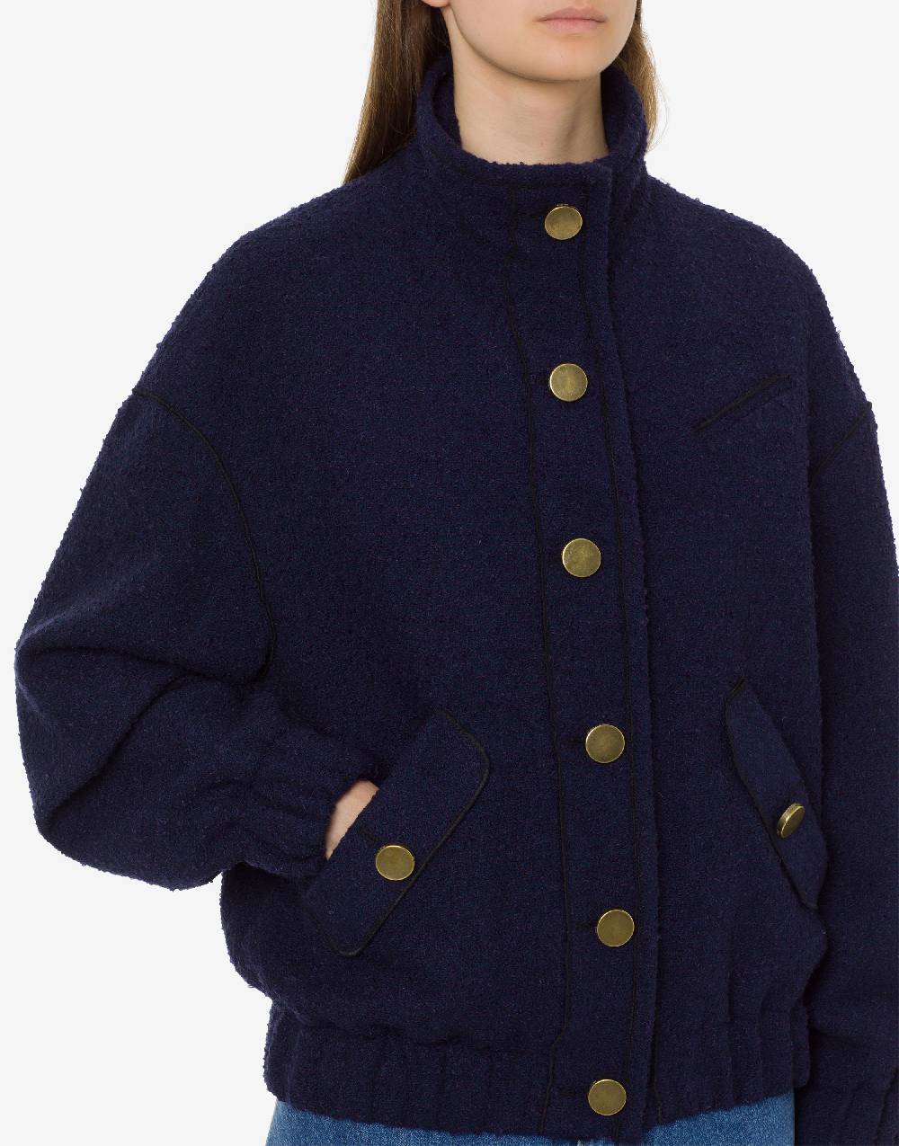 Philosophy Di Lorenzo Serafini Bomber in stuoia bouclé Promozione Limitata