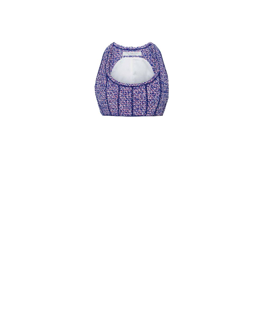 Philosophy Di Lorenzo Serafini Micro top in stuoia bouclé Shopping Online