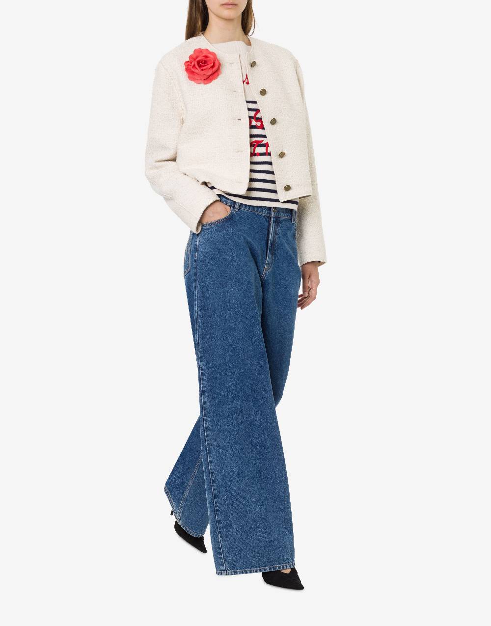 Philosophy Di Lorenzo Serafini Maglione in lana e cotone con logo Affare Del Giorno