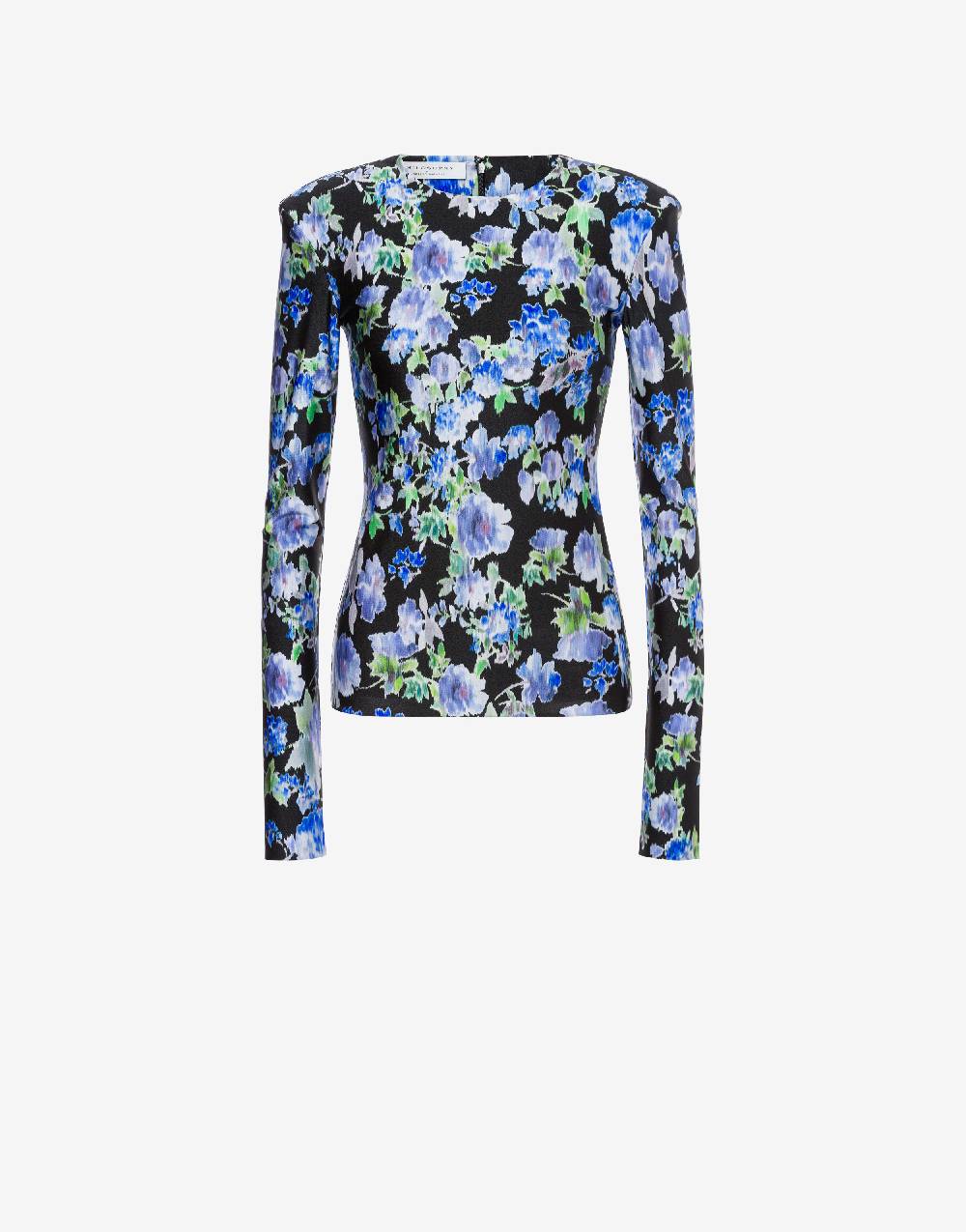 Philosophy Di Lorenzo Serafini Top in lycra con stampa fiori Sottocosto