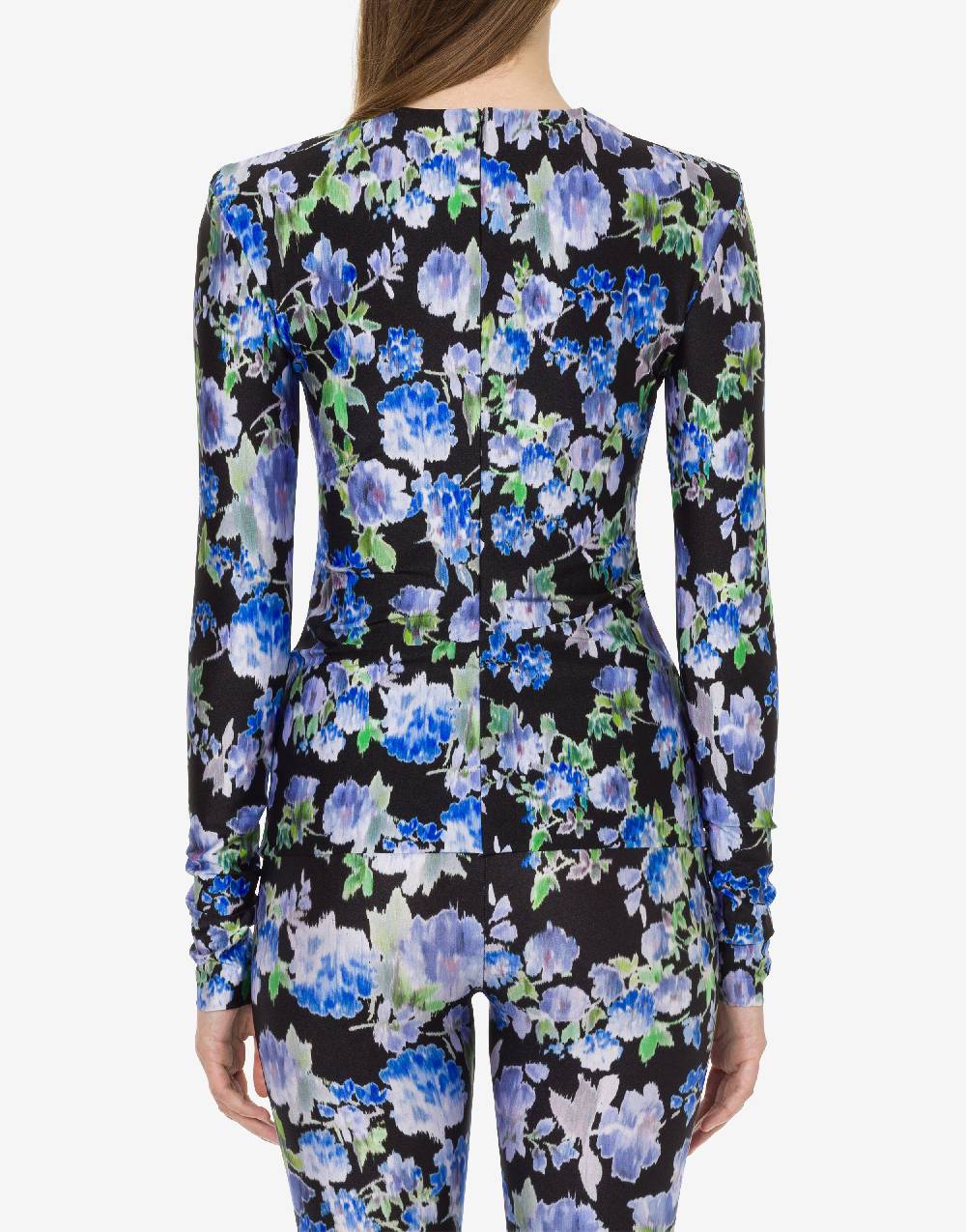 Philosophy Di Lorenzo Serafini Top in lycra con stampa fiori Sottocosto