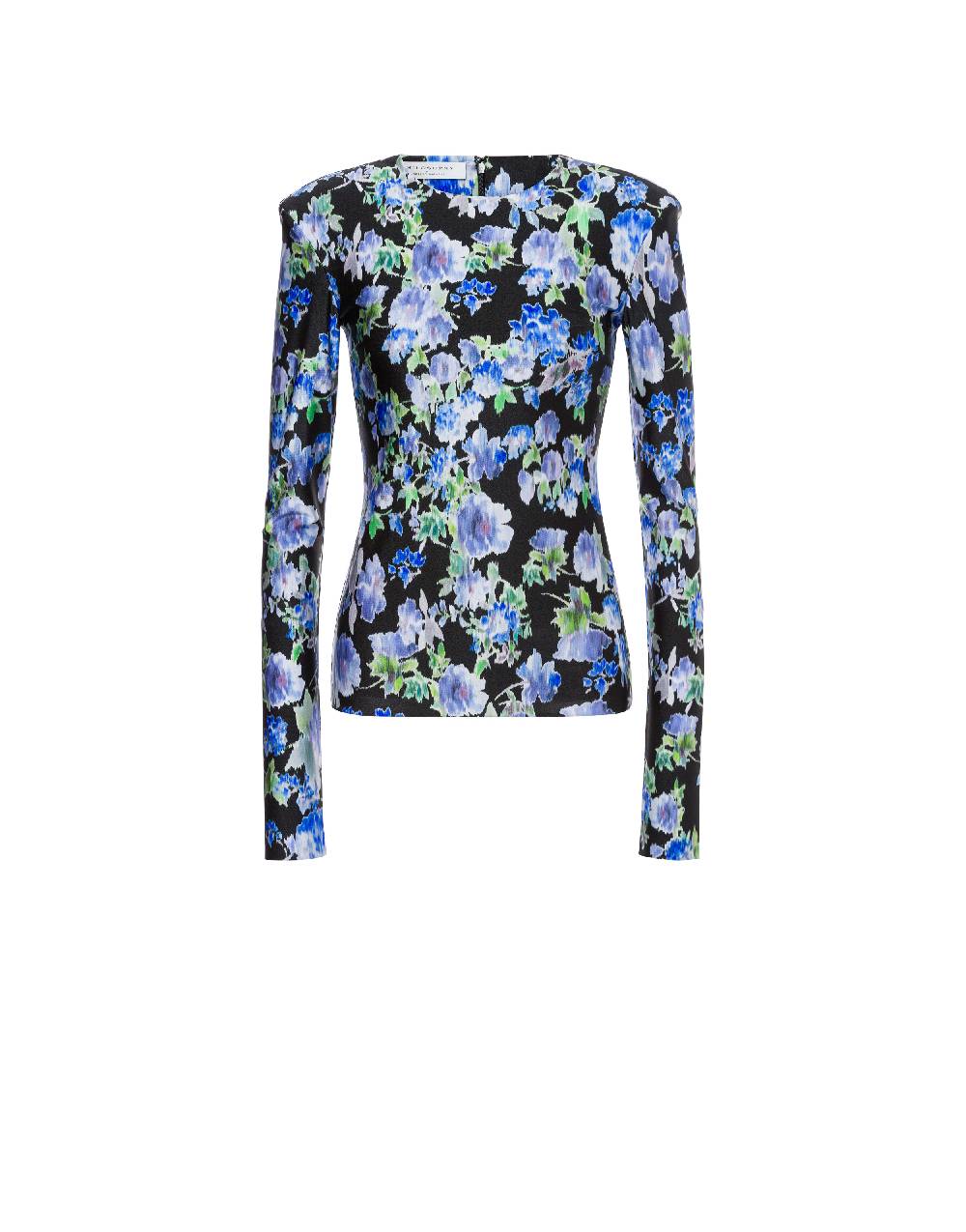 Philosophy Di Lorenzo Serafini Top in lycra con stampa fiori Sottocosto