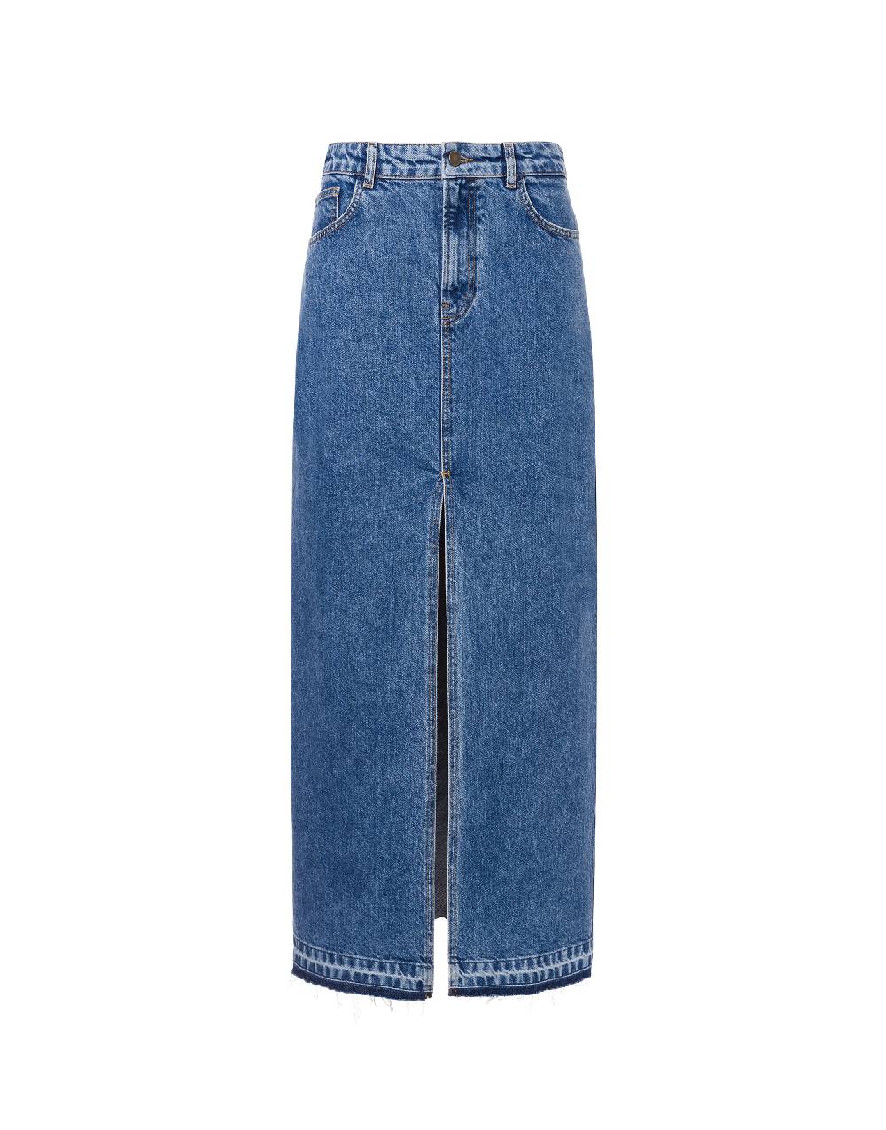 Philosophy Di Lorenzo Serafini Gonna in denim con spacco Sconto