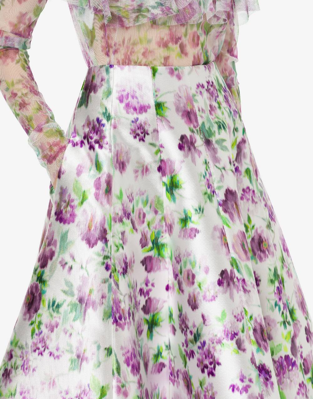 Philosophy Di Lorenzo Serafini Gonna in radzmir con stampa fiori Online