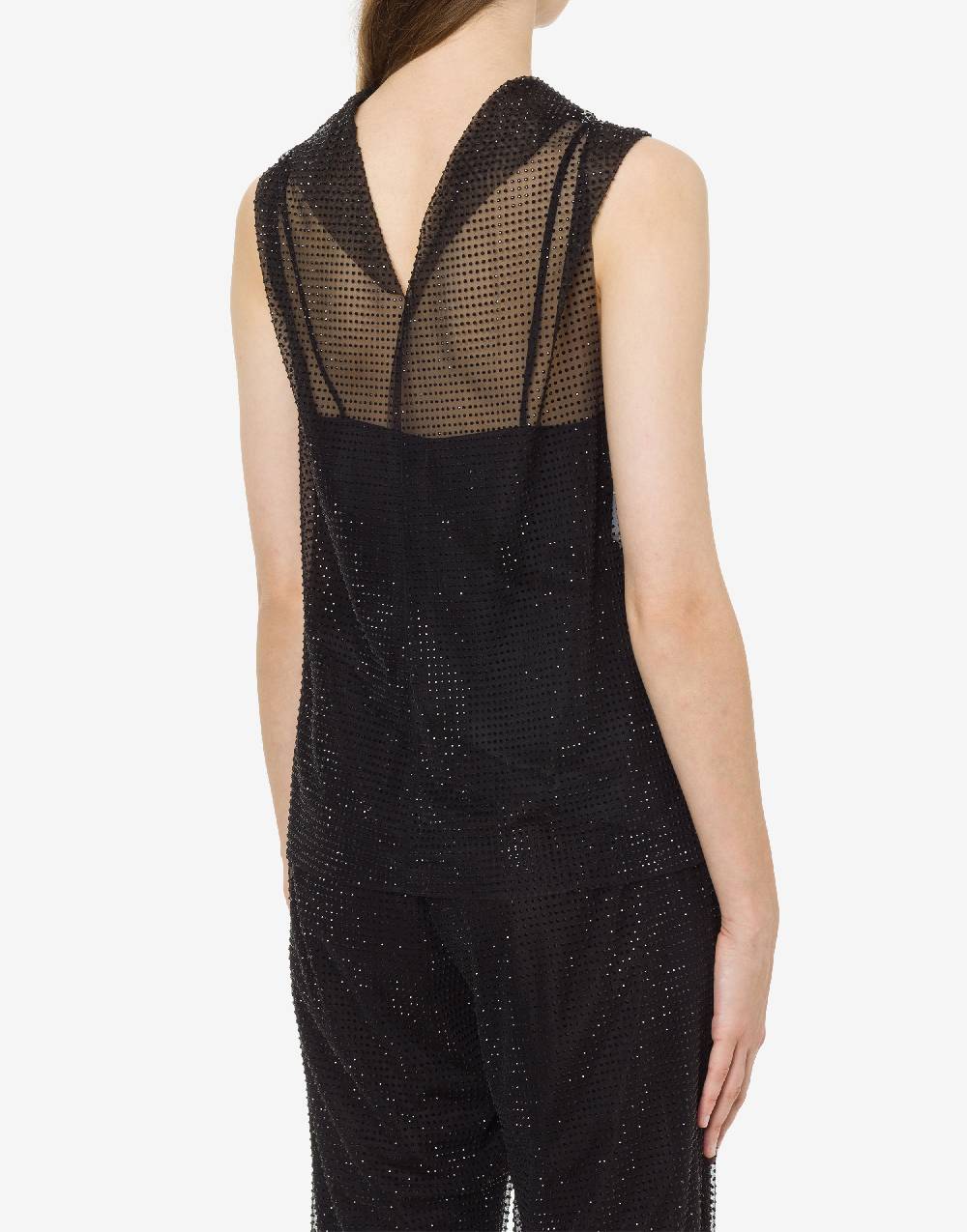Philosophy Di Lorenzo Serafini Top in tulle con strass I Più Venduti