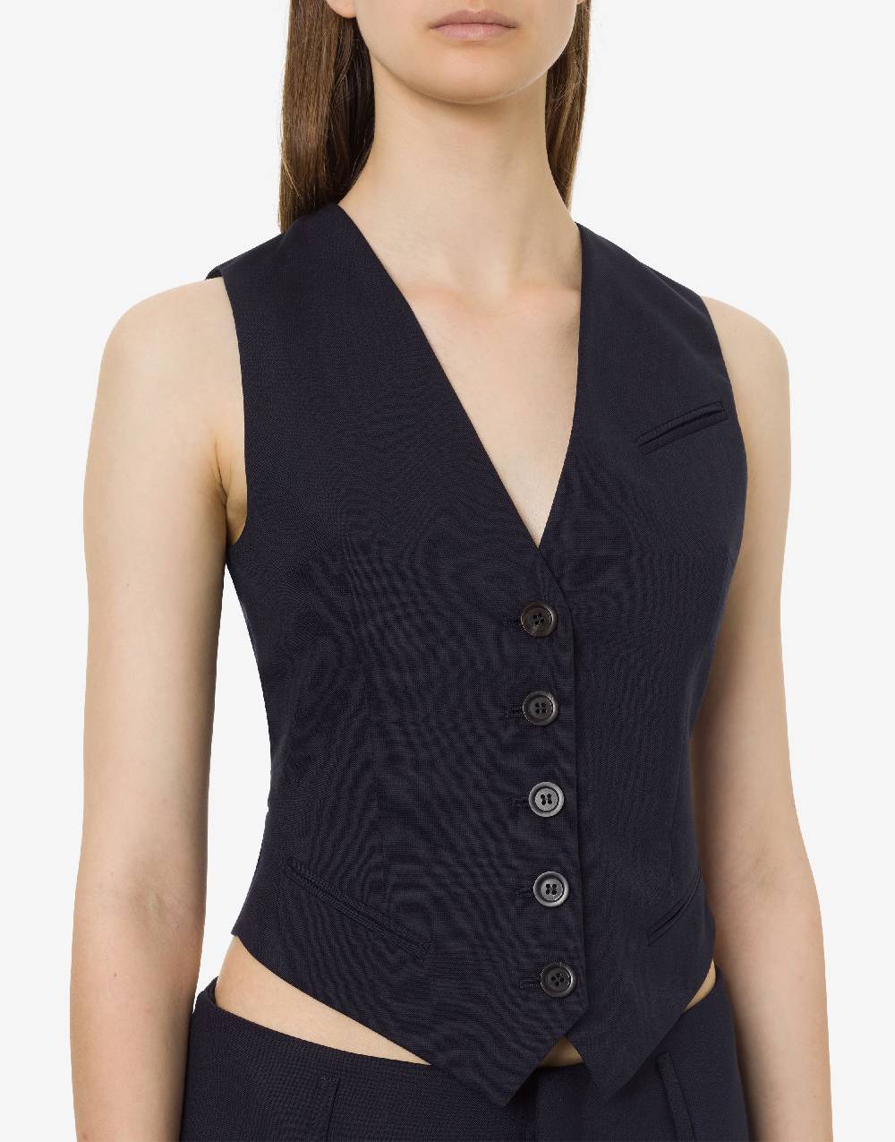 Philosophy Di Lorenzo Serafini Gilet in lana leggera stretch Vendita