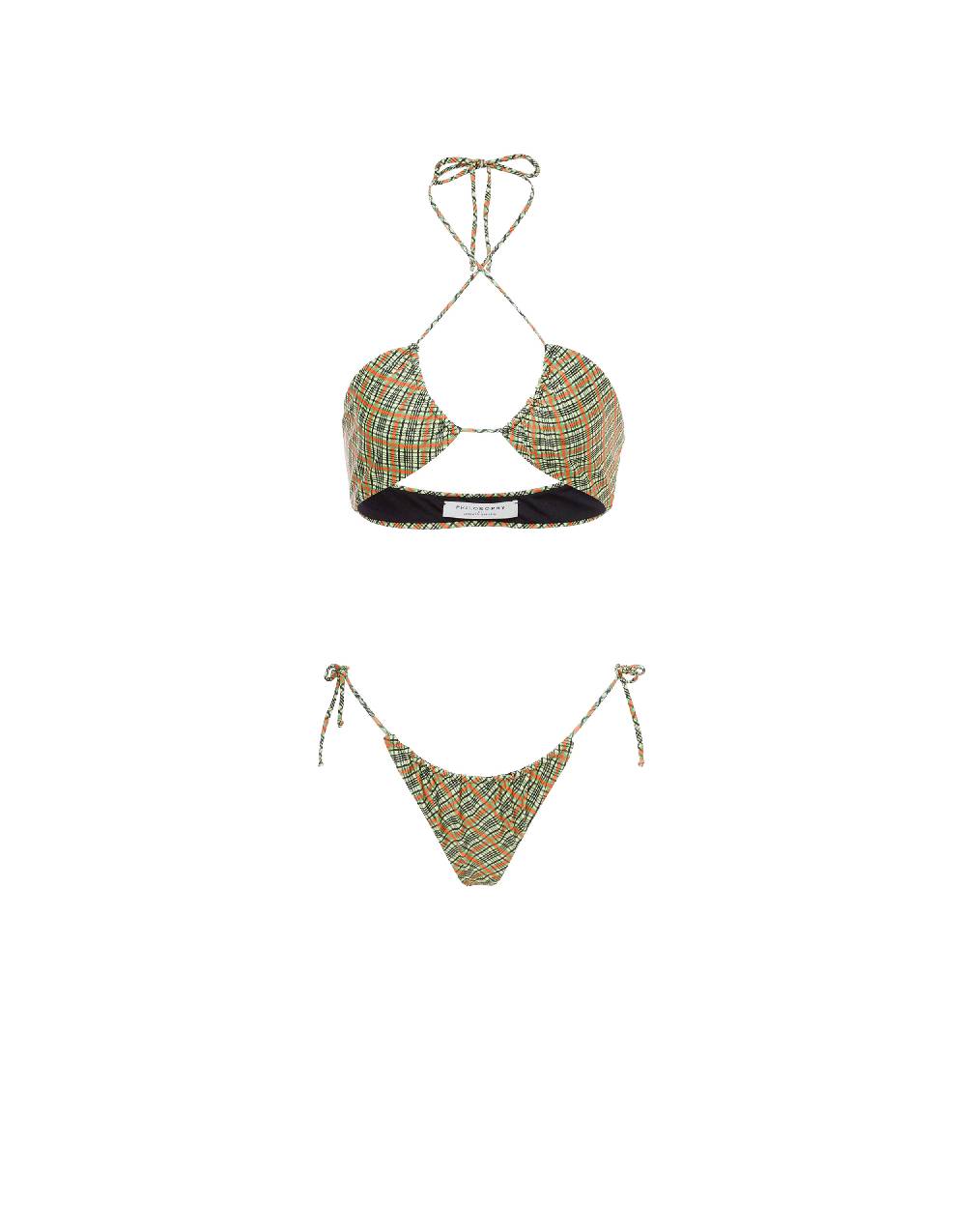 Philosophy Di Lorenzo Serafini Bikini con stampa Check Promozione