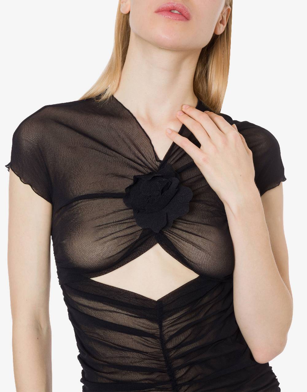 Philosophy Di Lorenzo Serafini Minidress beachwear in tulle stretch Qualità Garantita