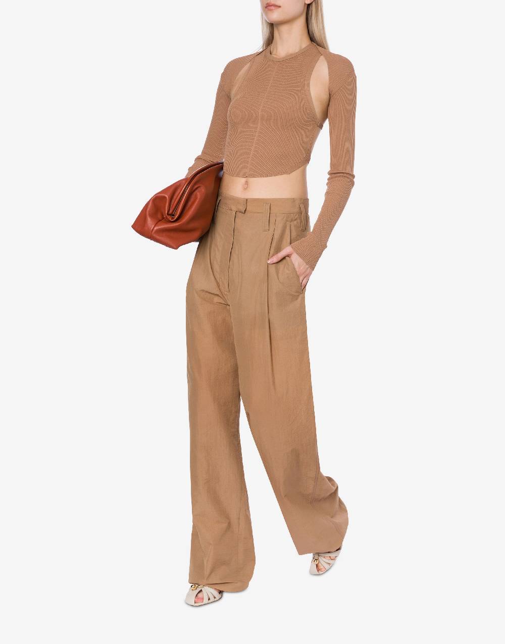 Philosophy Di Lorenzo Serafini Pantalone a vita bassa in nylon Prezzo Ridotto