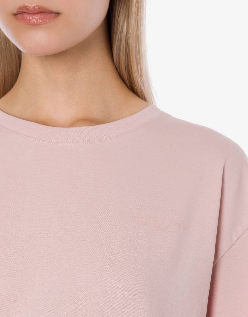 Philosophy Di Lorenzo Serafini T-shirt crop in jersey con logo Economico