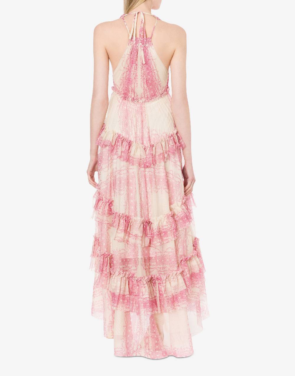 Philosophy Di Lorenzo Serafini Abito a balze in tulle stampato Hotsell