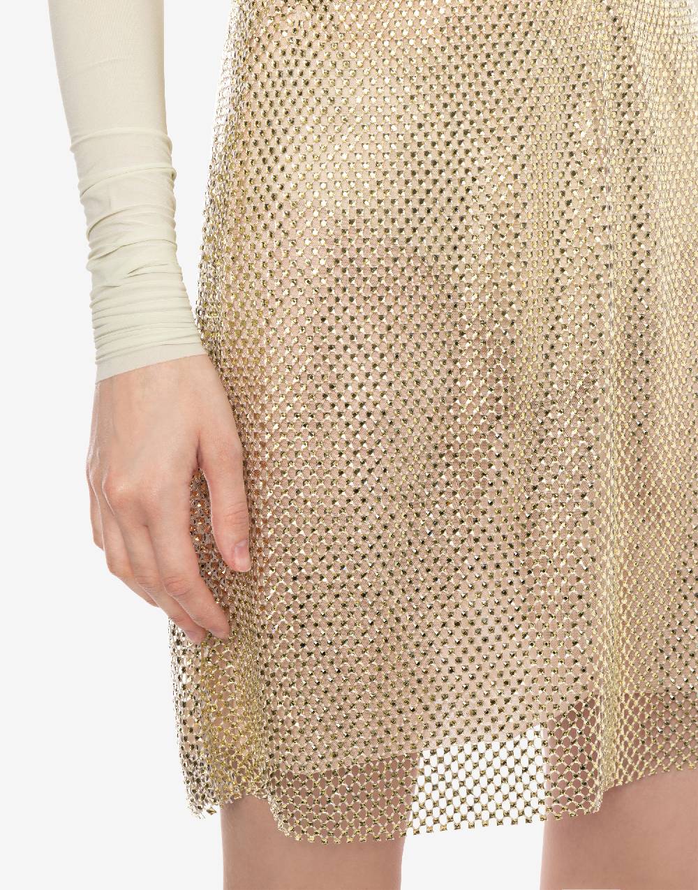 Philosophy Di Lorenzo Serafini Gonna in rete con strass Saldi Di Fabbrica