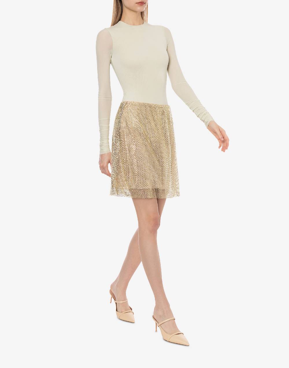 Philosophy Di Lorenzo Serafini Gonna in rete con strass Saldi Di Fabbrica