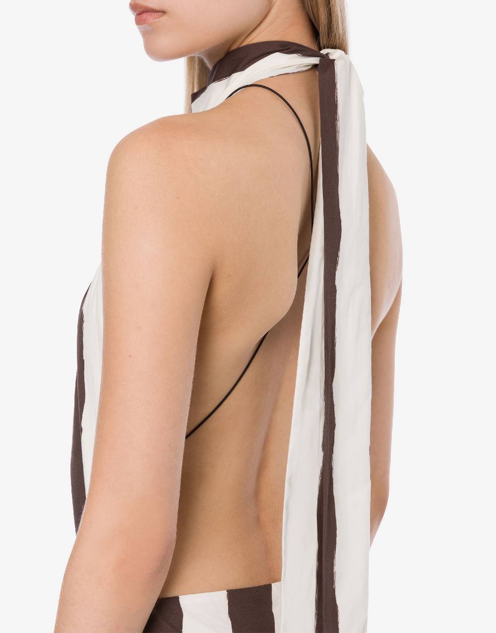 Philosophy Di Lorenzo Serafini Tuta corta a righe in cotone stretch Vendite Flash