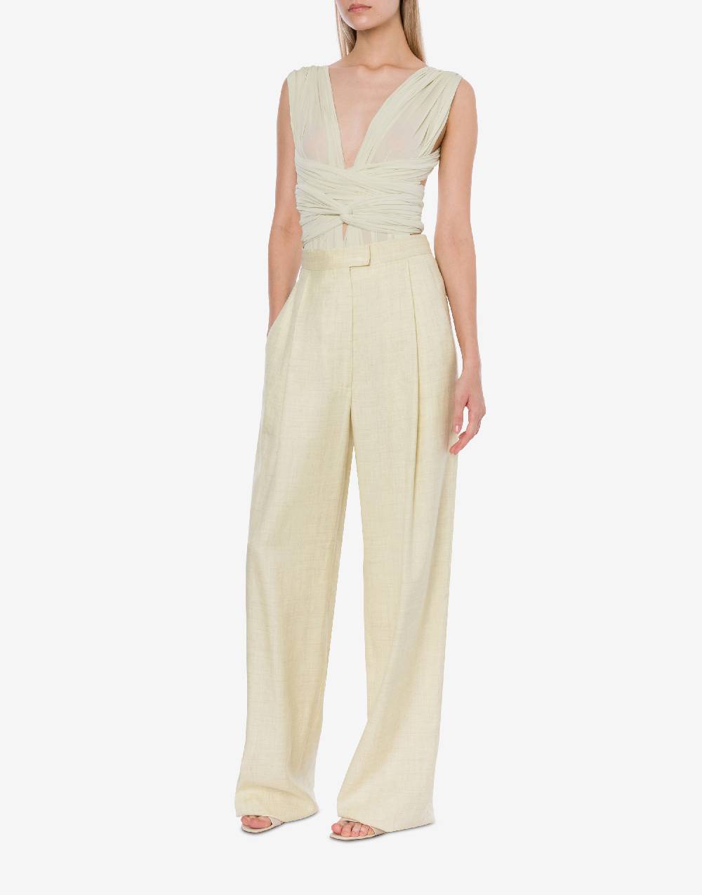 Philosophy Di Lorenzo Serafini Body in jersey con drappi 2025