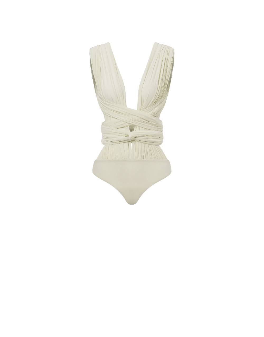 Philosophy Di Lorenzo Serafini Body in jersey con drappi 2025