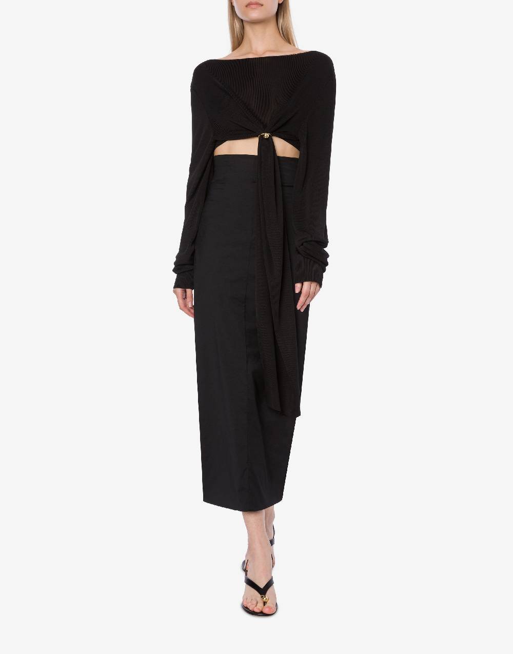 Philosophy Di Lorenzo Serafini Maglia crop con piercing Italy