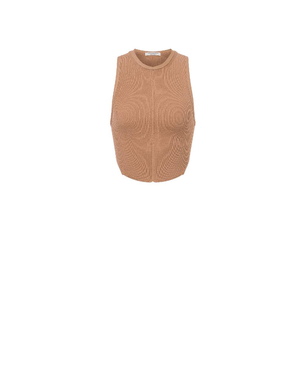 Philosophy Di Lorenzo Serafini Top crop a costine stretch con piercing Qualità