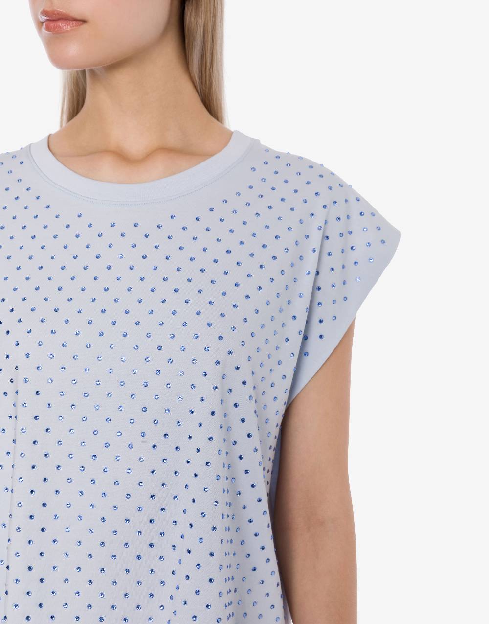 Philosophy Di Lorenzo Serafini T-shirt in jersey con strass Pezzi Unici