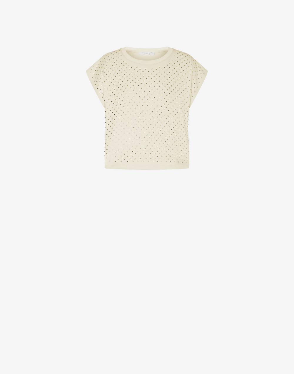 Philosophy Di Lorenzo Serafini T-shirt in jersey con strass Qualità Garantita
