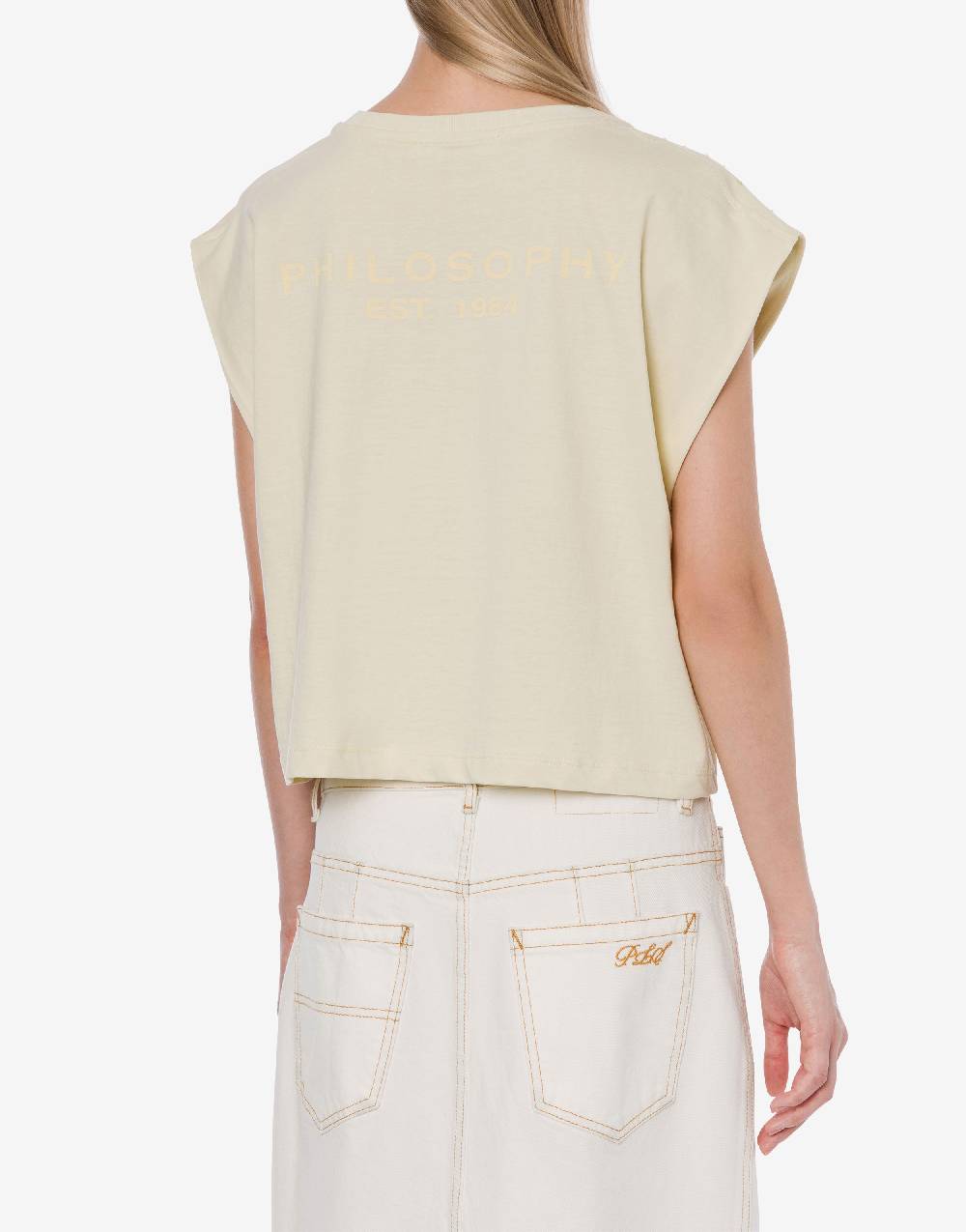 Philosophy Di Lorenzo Serafini T-shirt in jersey con strass Qualità Garantita