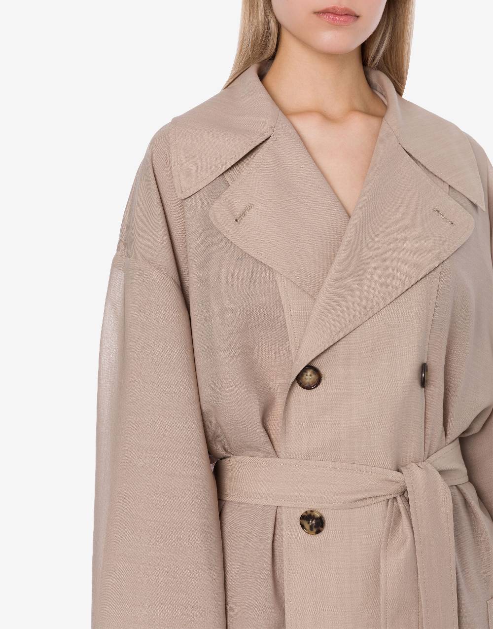Philosophy Di Lorenzo Serafini Trench in voile di lana Consegna Veloce