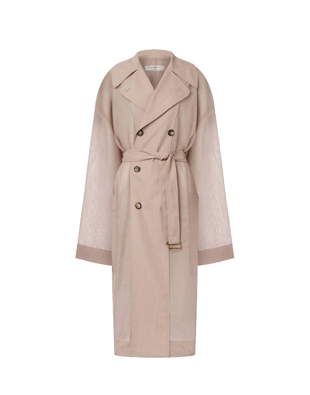 Philosophy Di Lorenzo Serafini Trench in voile di lana Consegna Veloce