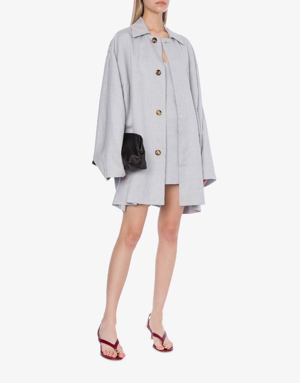 Philosophy Di Lorenzo Serafini Cappotto leggero in tela di misto lino Promozione Limitata