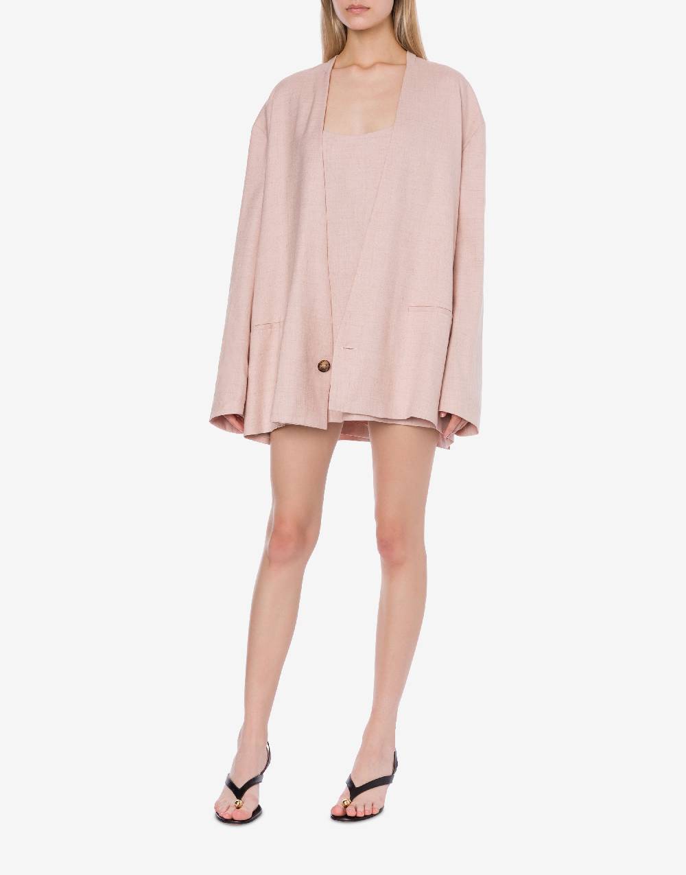 Philosophy Di Lorenzo Serafini Giacca oversize in tela misto lino Shopping Online