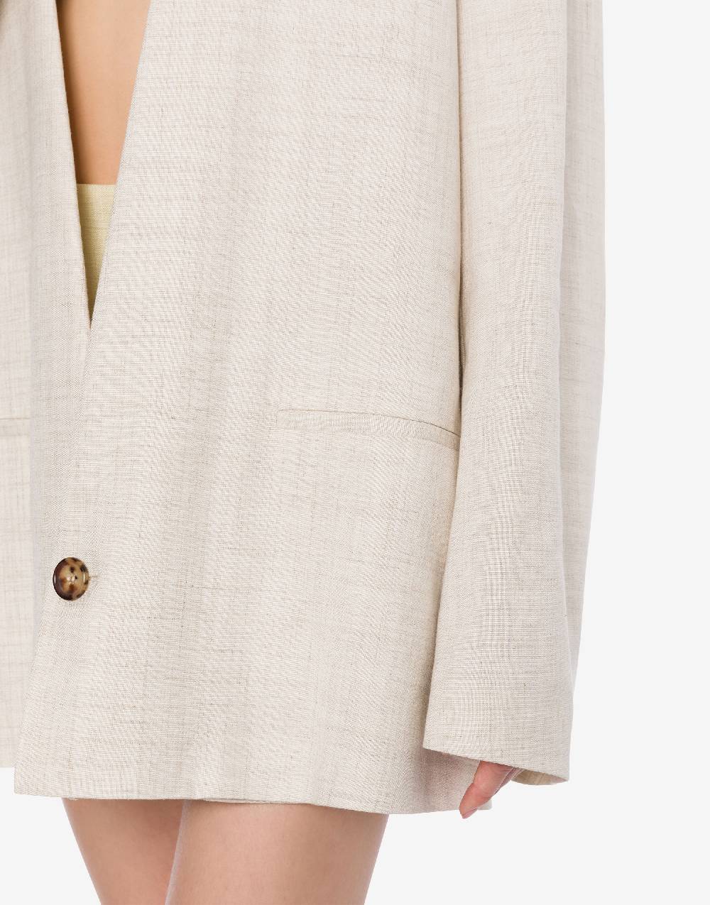 Philosophy Di Lorenzo Serafini Giacca oversize in tela misto lino Prezzo Ridotto