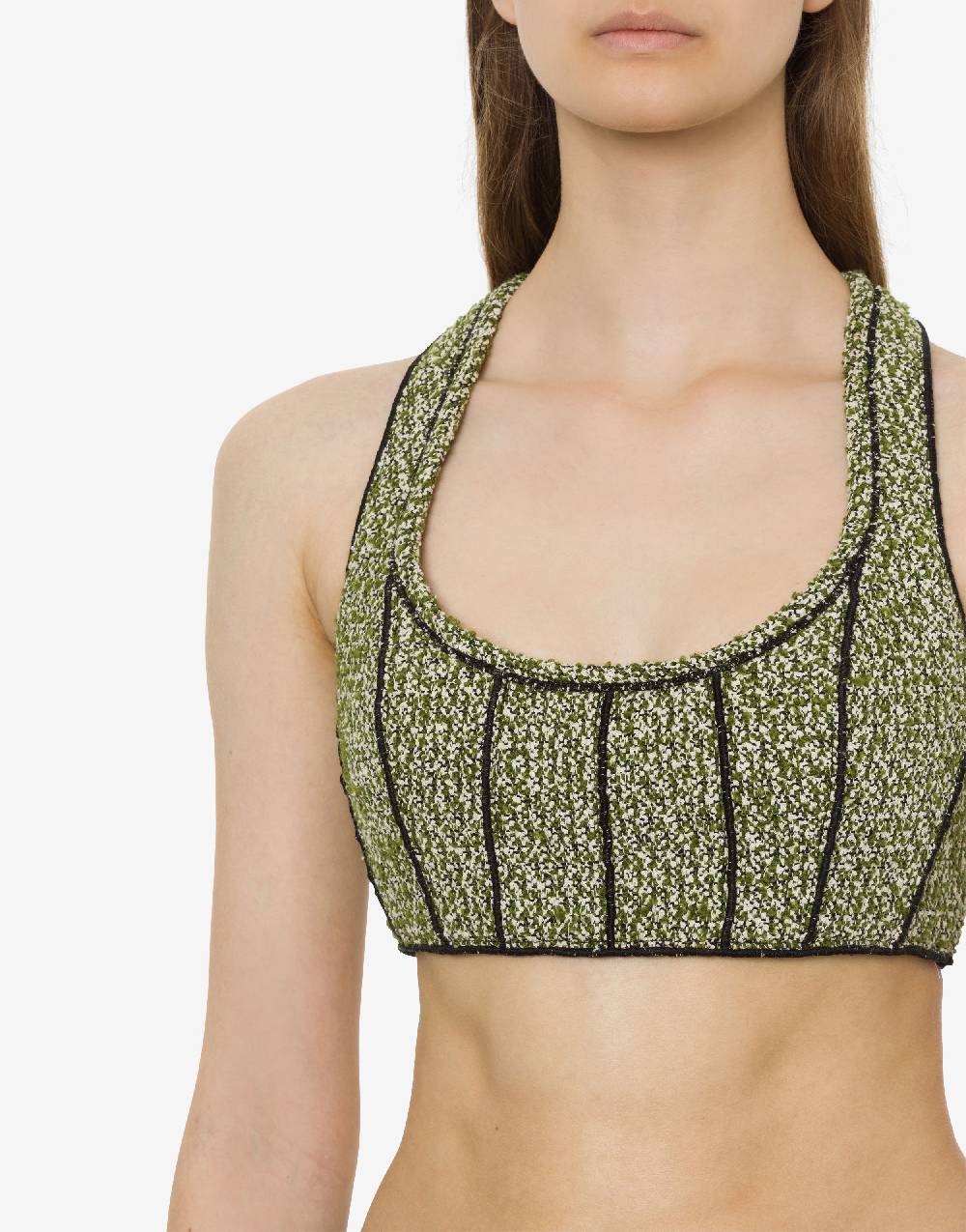 Philosophy Di Lorenzo Serafini Micro top in stuoia bouclé Economico