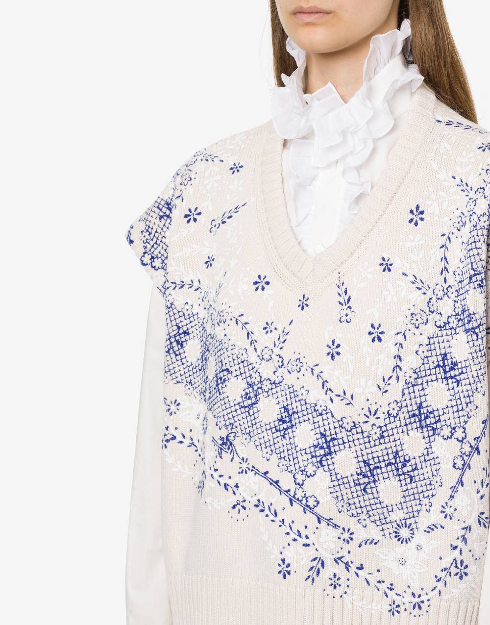 Philosophy Di Lorenzo Serafini Top in maglia con stampa Offerte