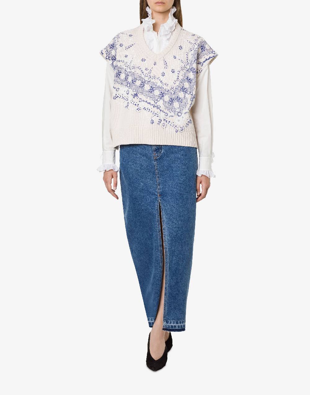 Philosophy Di Lorenzo Serafini Top in maglia con stampa Offerte