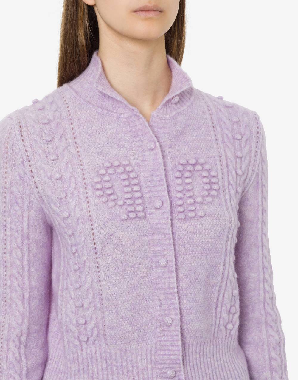 Philosophy Di Lorenzo Serafini Cardigan in baby alpaca e lana Doppia P Saldi Di Fabbrica