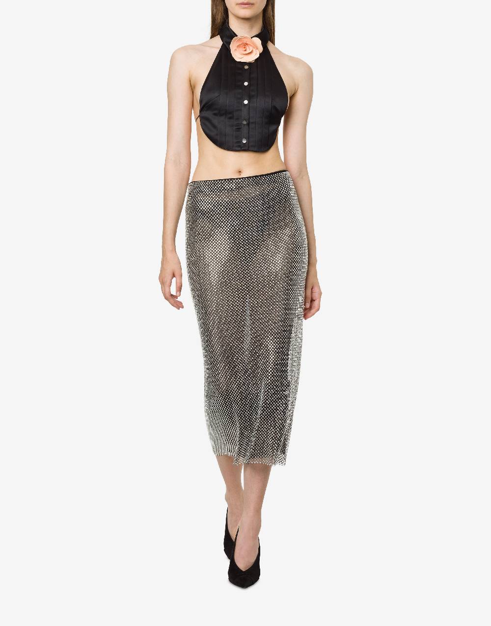 Philosophy Di Lorenzo Serafini Top crop in duchesse Lightning offer