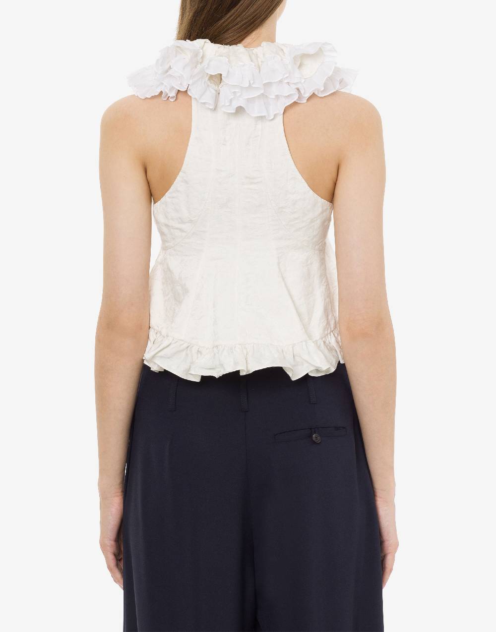 Philosophy Di Lorenzo Serafini Gilet crop in cotone jacquard Bestseller