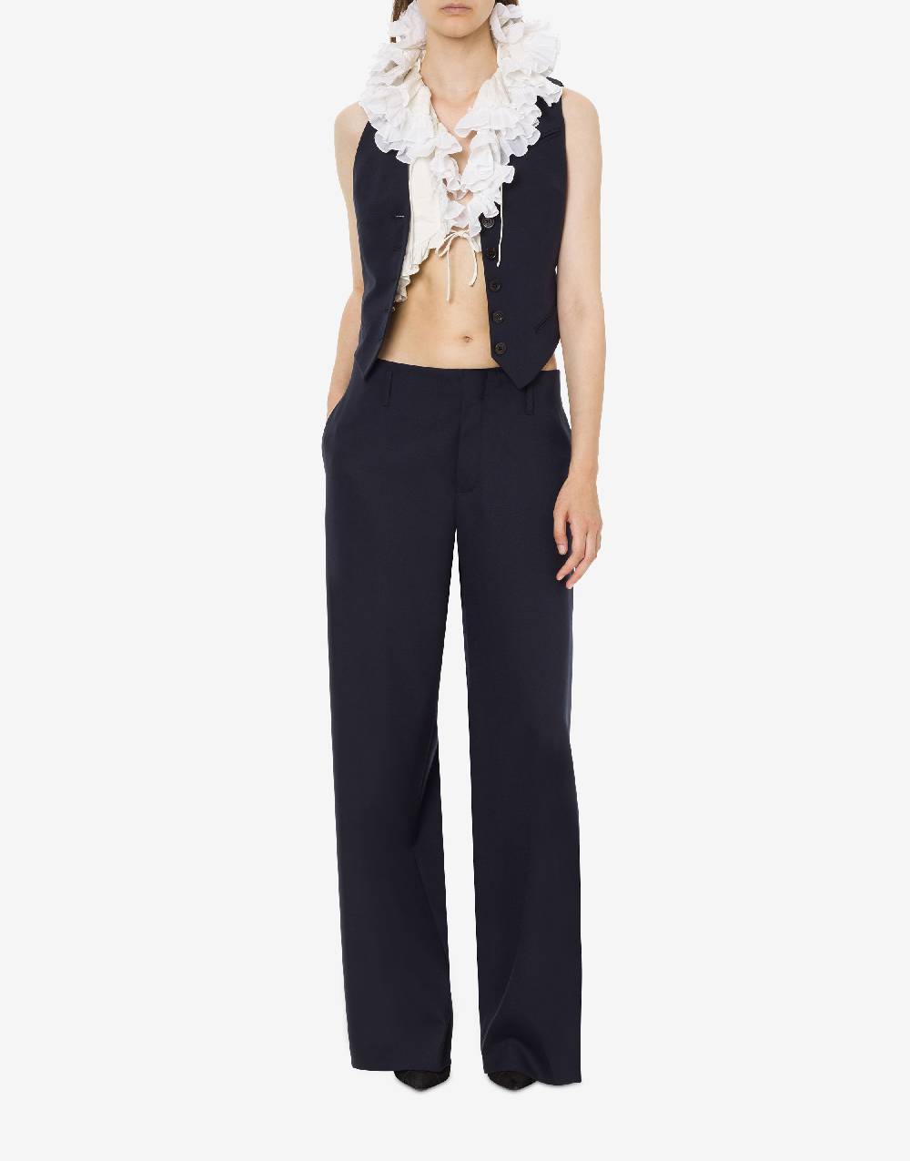 Philosophy Di Lorenzo Serafini Gilet crop in cotone jacquard Bestseller